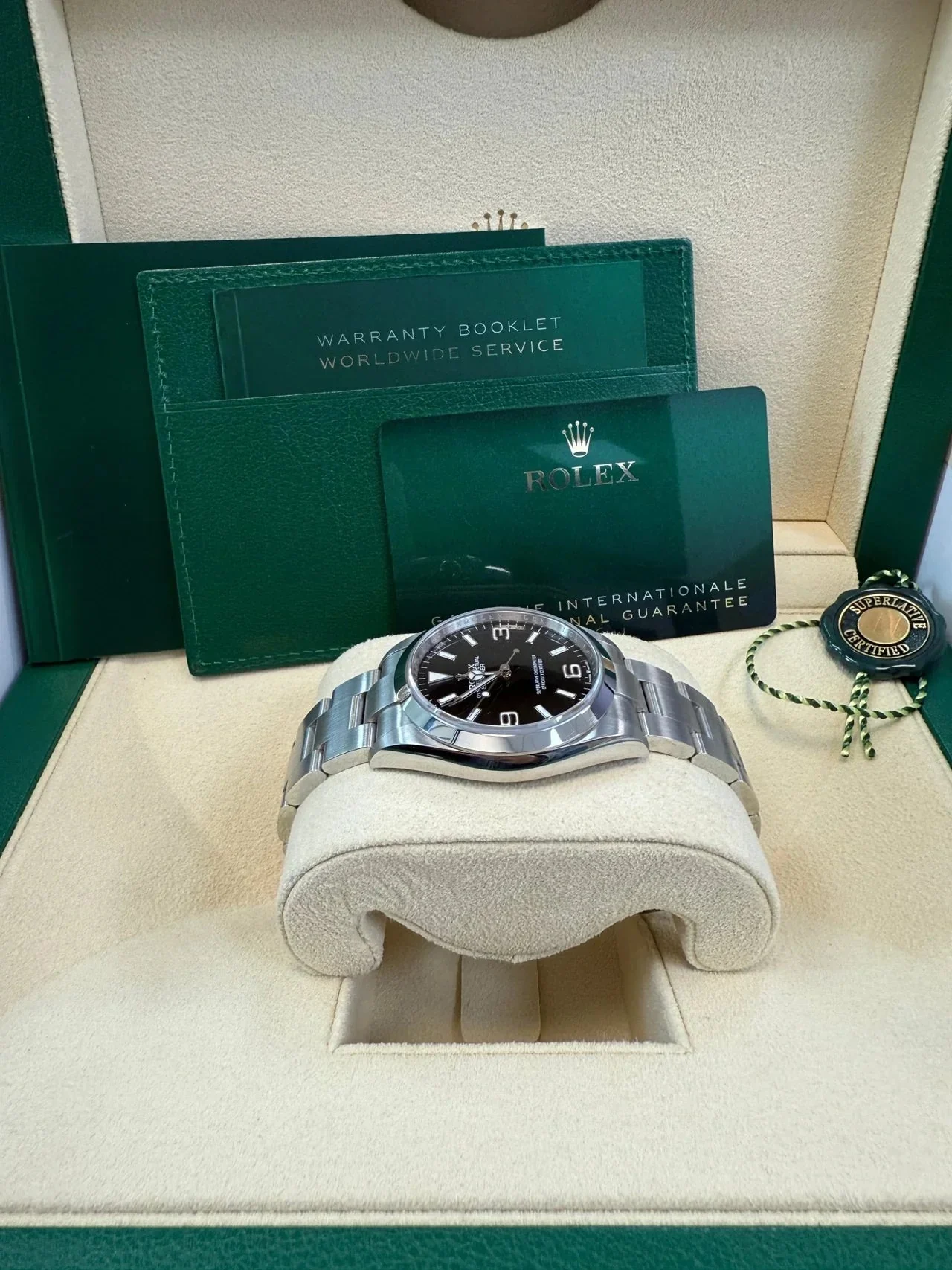 Rolex Explorer Oyster Perpetual Black – gallery view