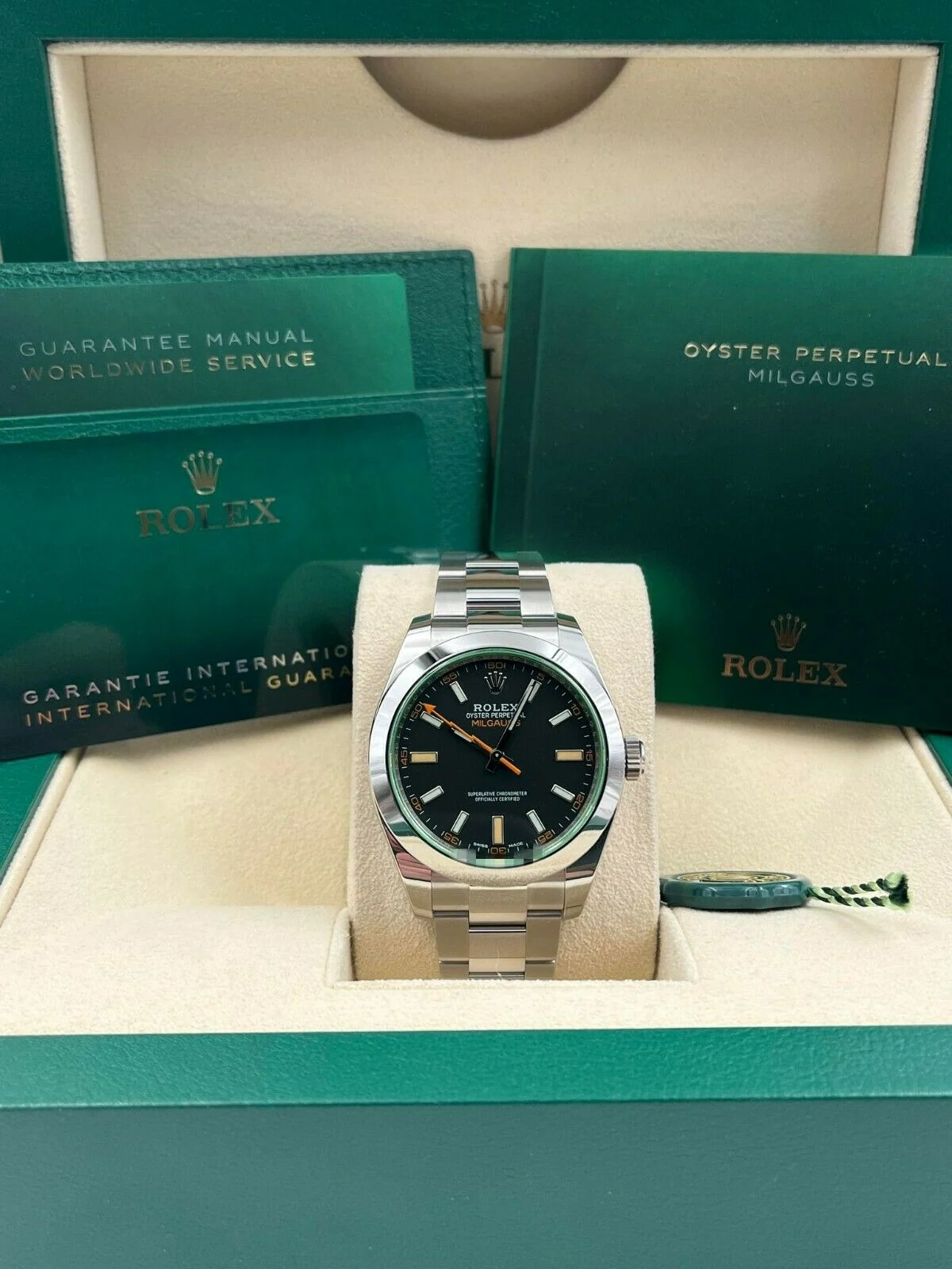 Rolex Milgauss Dial Black – gallery view