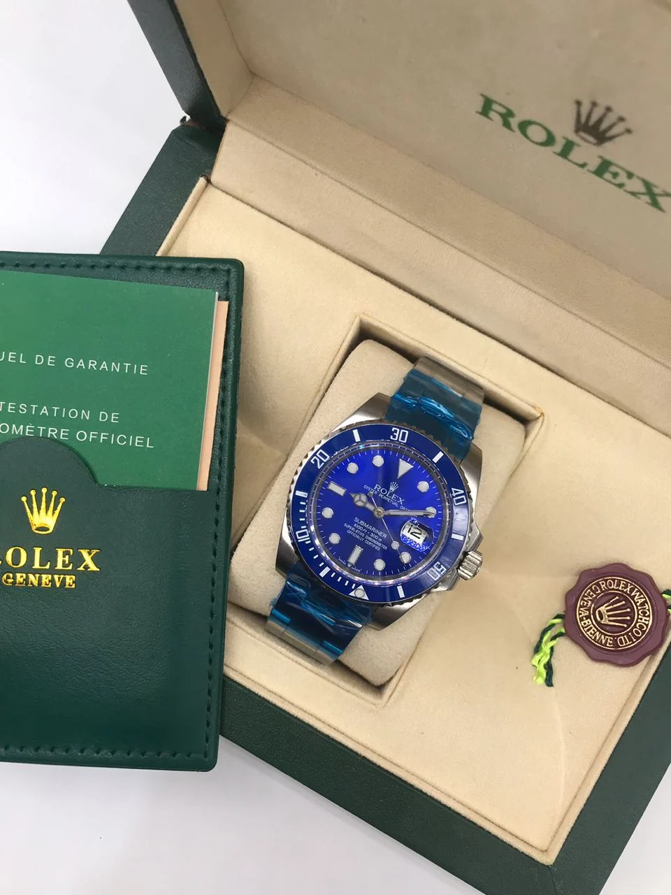 Rolex Submariner Date "SMURF" 116619LB Men's – gallery view