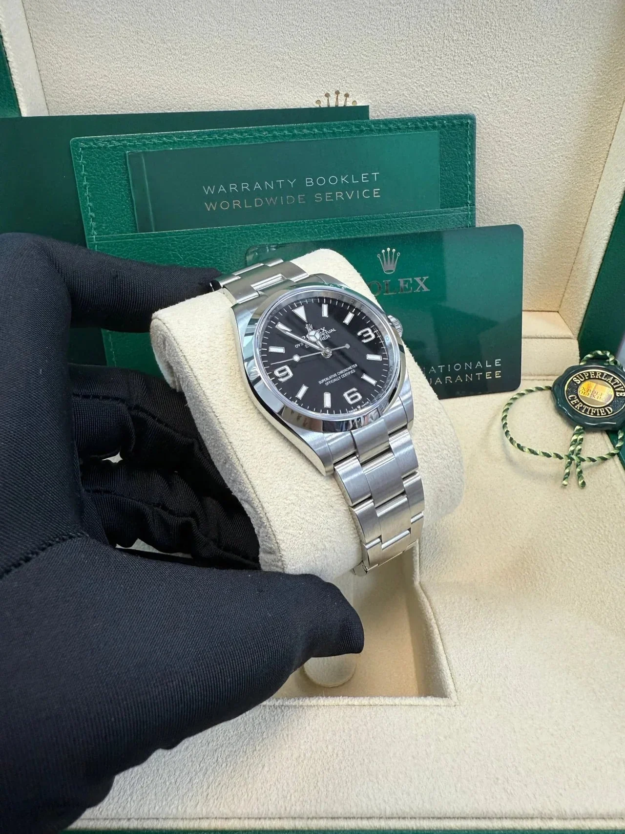 Rolex Explorer Oyster Perpetual Black – gallery view