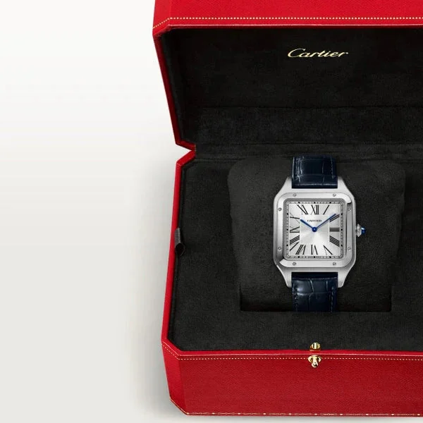 Cartier Santos dumont silver Petit modele – gallery view