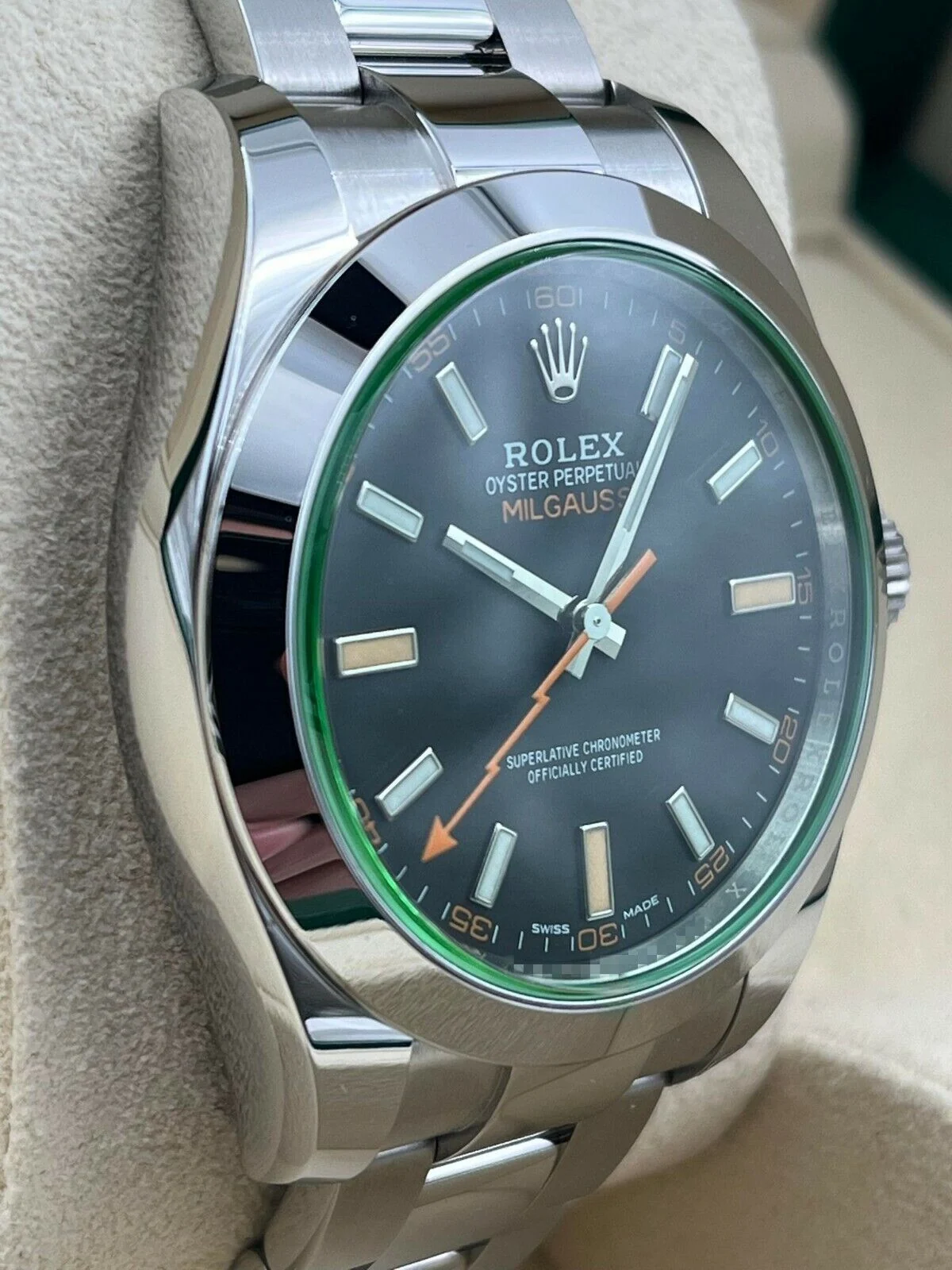 Rolex Milgauss Dial Black – gallery view