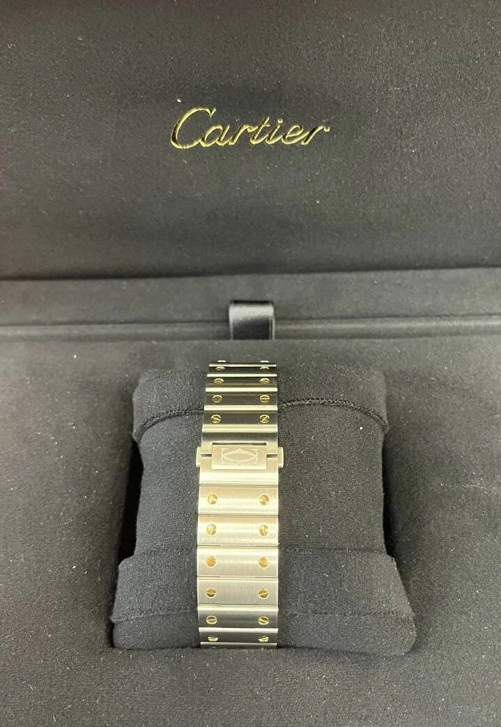 Cartier SANTOS DE CARTIER Skeleton gold/silver – gallery view