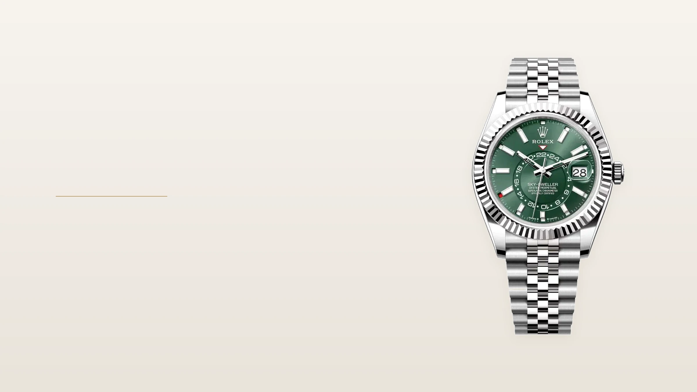 Rolex Sky-Dweller featured watch