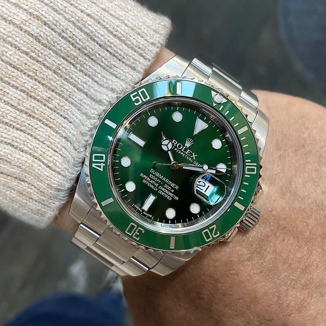 Rolex RLX Submariner Green "Hulk" 116610LV Men's – gallery view