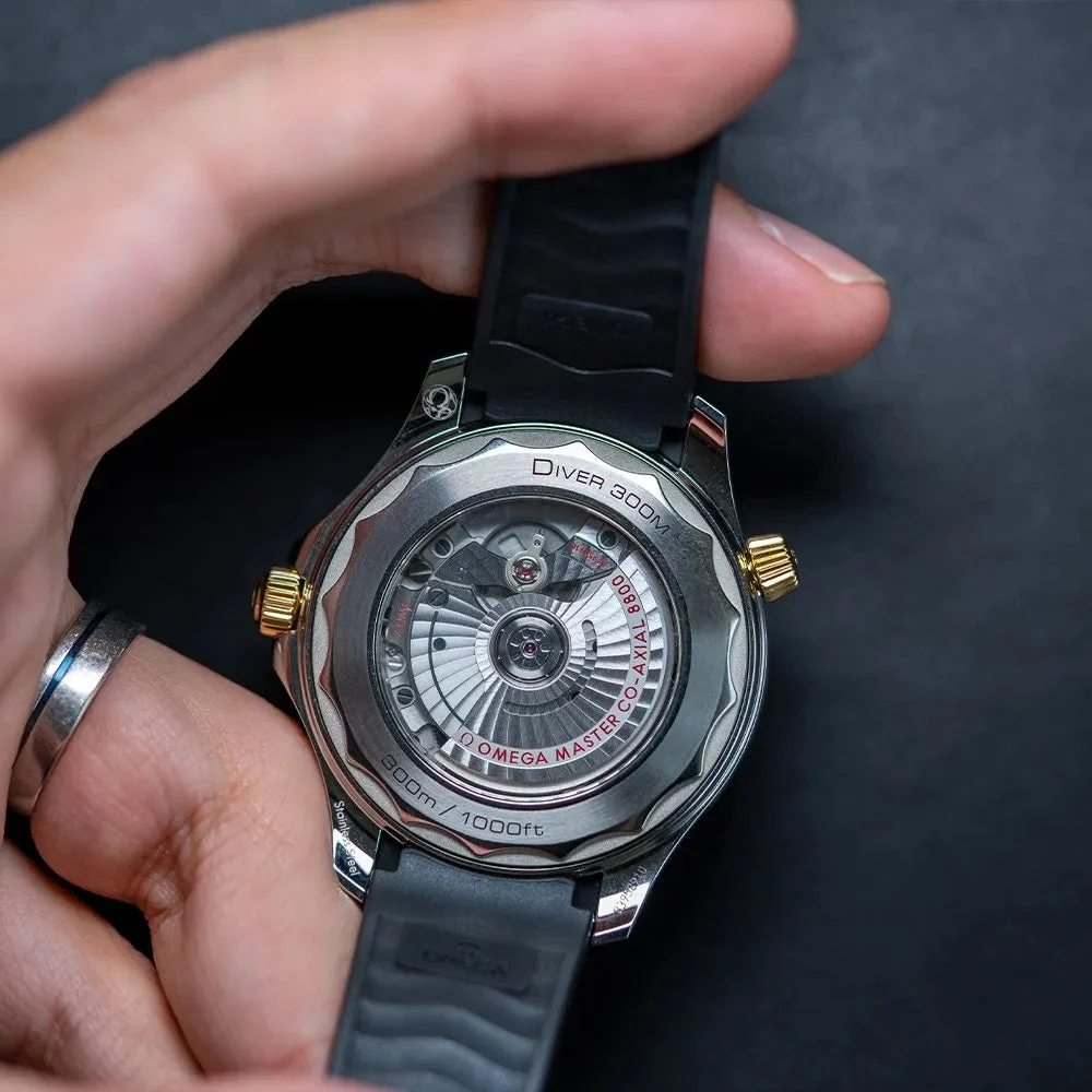 OMEGA SEAMASTER DIVER BLACK GOLD – gallery view