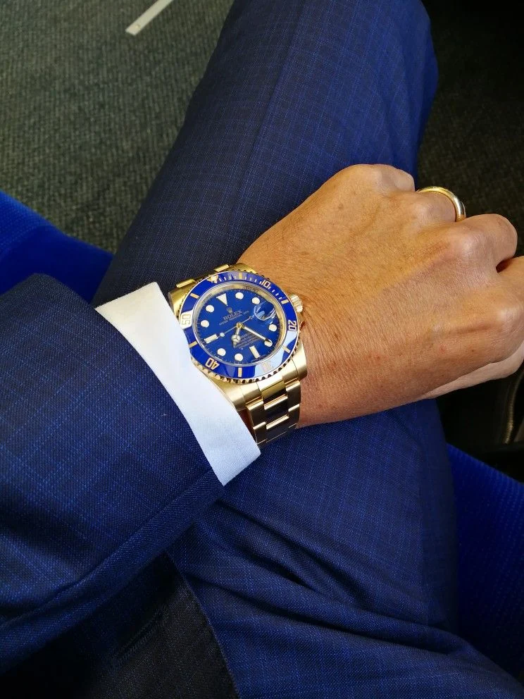 Rolex Submariner Date Gold Dial Blue – gallery view