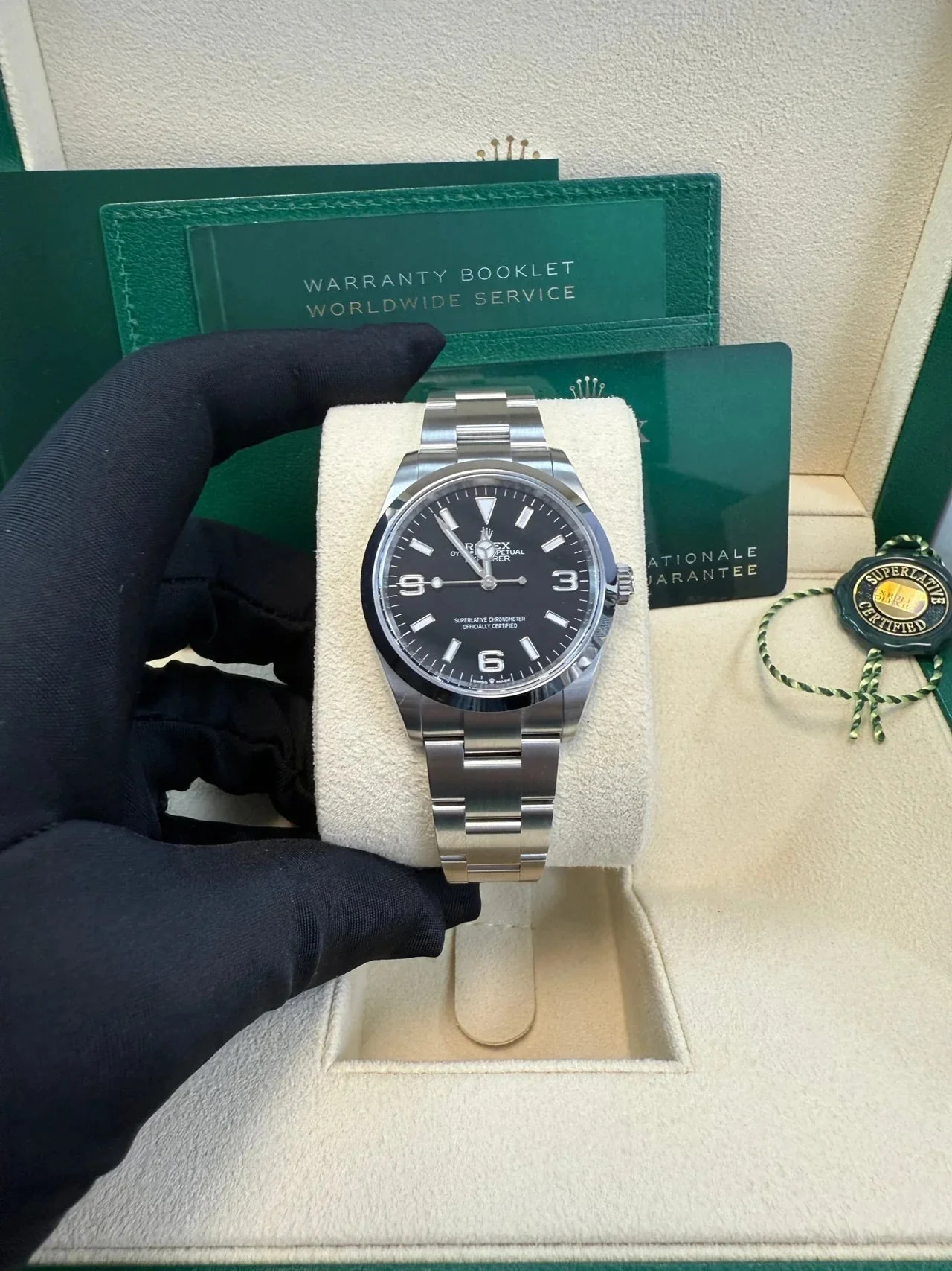 Rolex Explorer Oyster Perpetual Black – gallery view