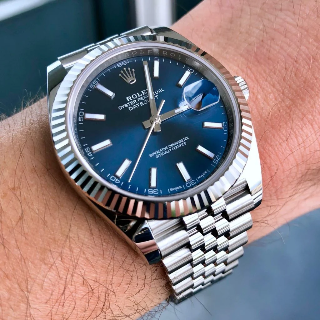 Rolex Datejust 41 Blue Jubilee Men's – gallery view