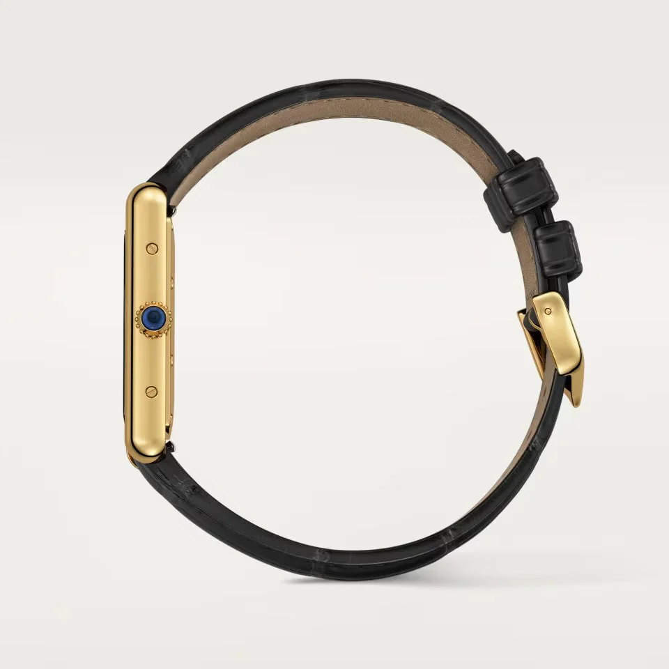 TANK LOUIS CARTIER WATCH gold/black full – gallery view