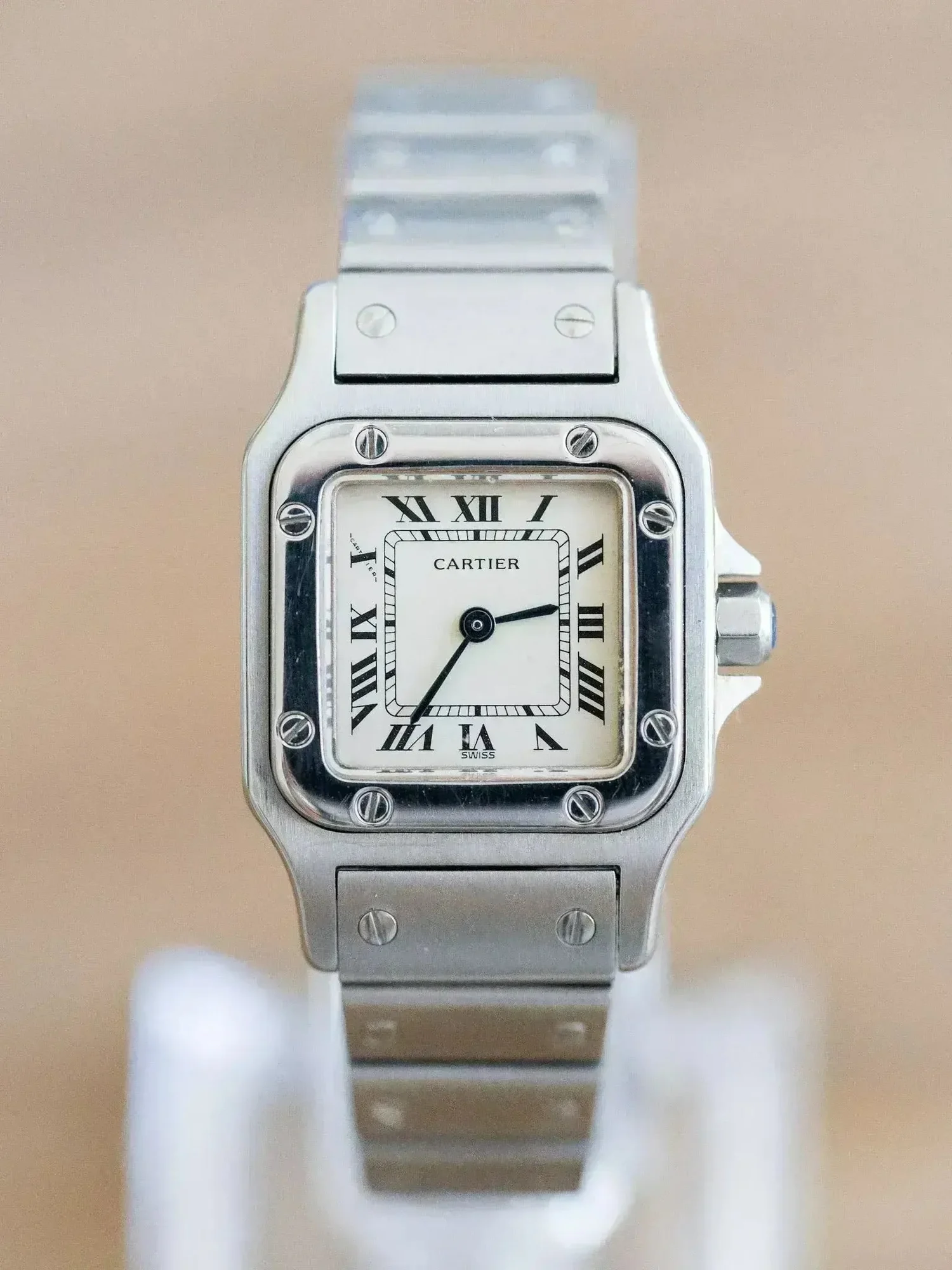 Cartier santos femme silver – main view