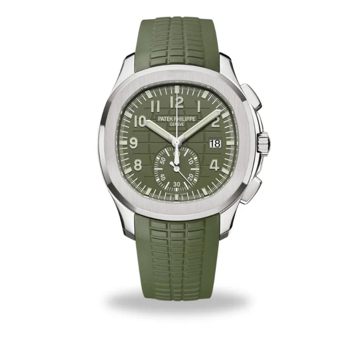 Patek Philippe Aquanaut green chrono – main view