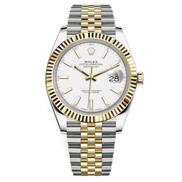 Rolex Datejust 126333 Dial White Jubilée 41 Mm – main view