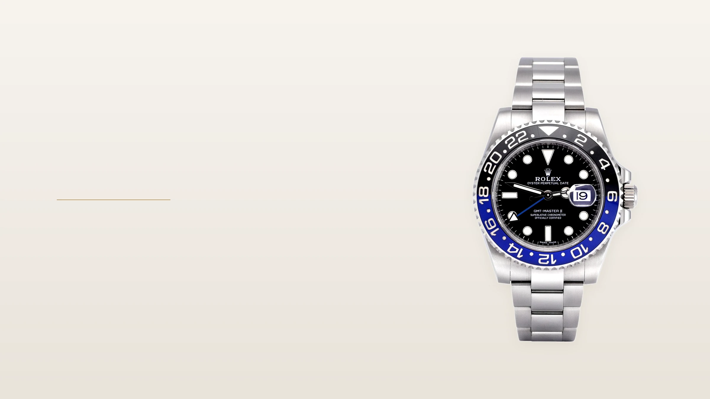 Rolex GMT-Master II featured watch