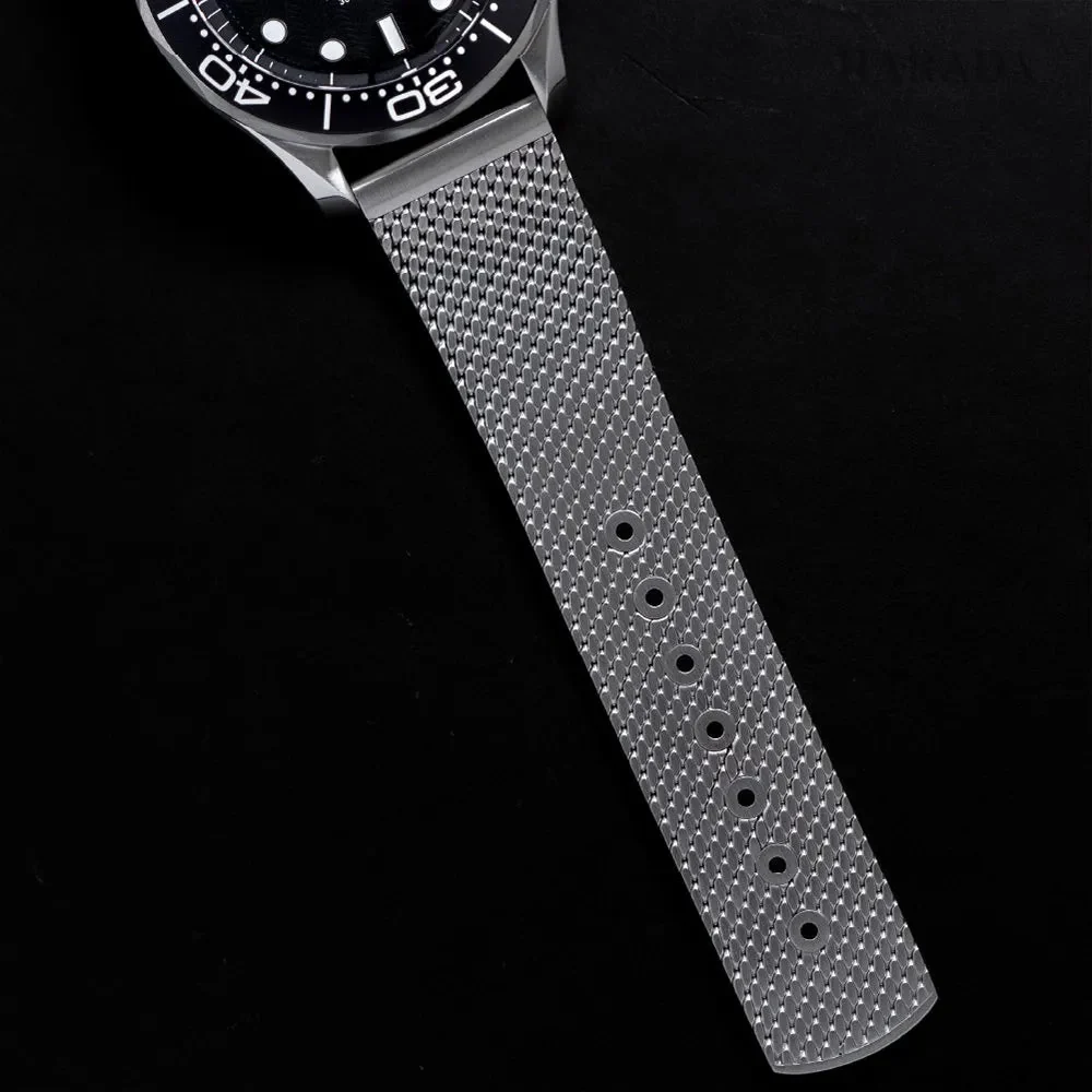 Omega Seamaster Diver 42 MM steel bracelet black – gallery view