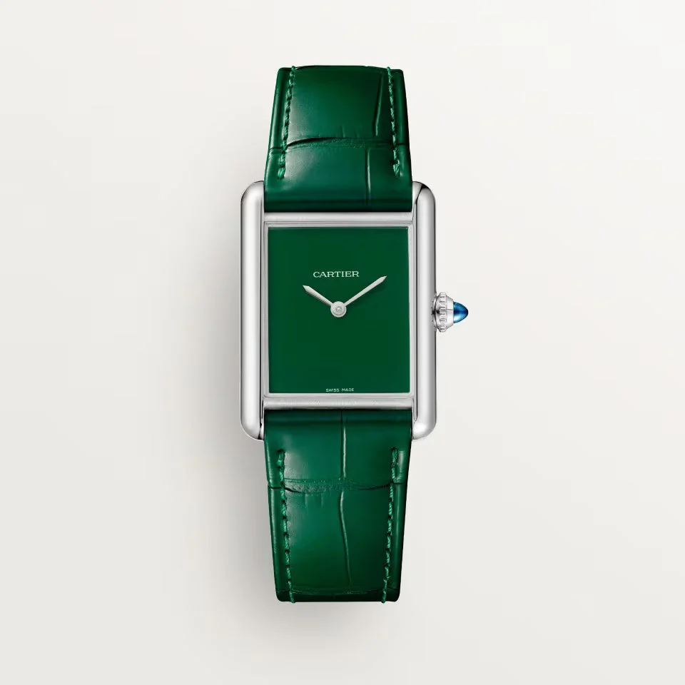 TANK MUST DE CARTIER WATCH green – main view