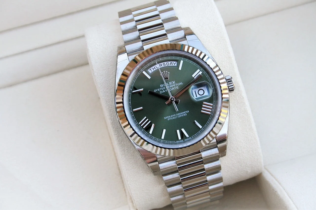 Rolex DayDate 40 Green Men's – gallery view