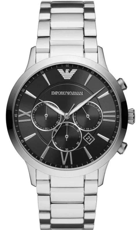 EMPORIO ARMANI CHRONOGRAPH QUARTZ BLACK DIAL AR11208 – main view