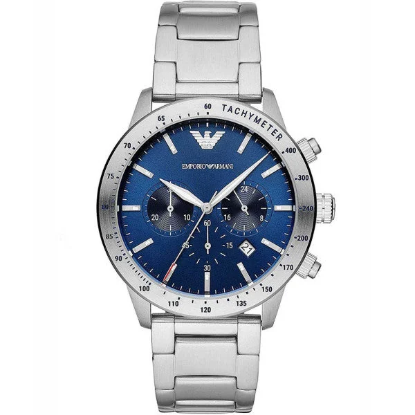 Emporio Armani AR11306 chronographe bleu – main view