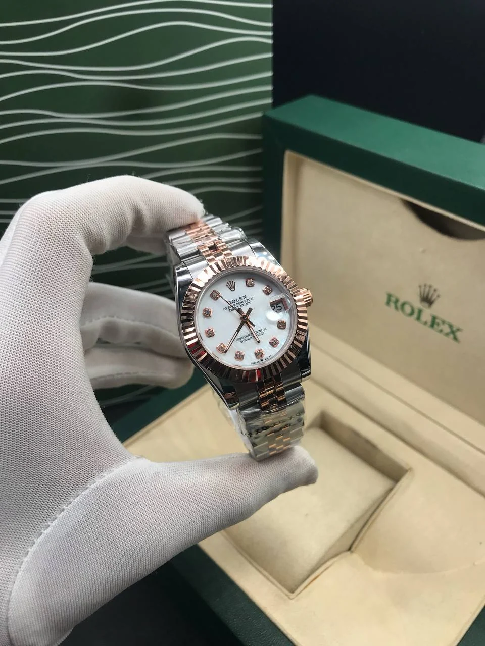 Rolex Datejust 31mm Two-Tone Dial White Ladies – gallery view