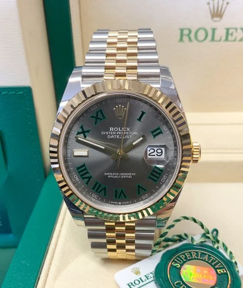 Rolex Datejust 41 Wimbledon Two-Tone – gallery view