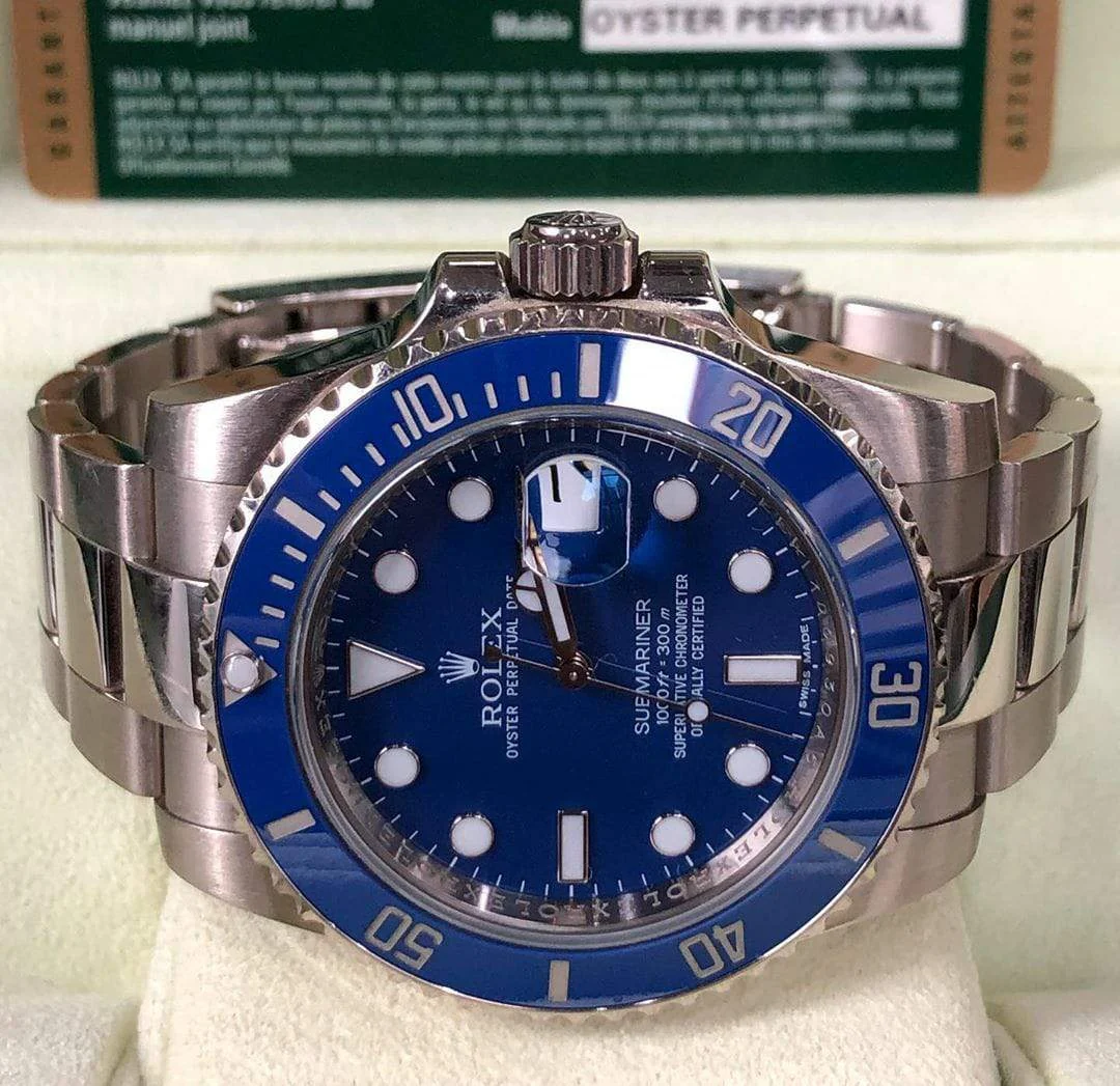 Rolex Submariner Date "SMURF" 116619LB Men's – gallery view