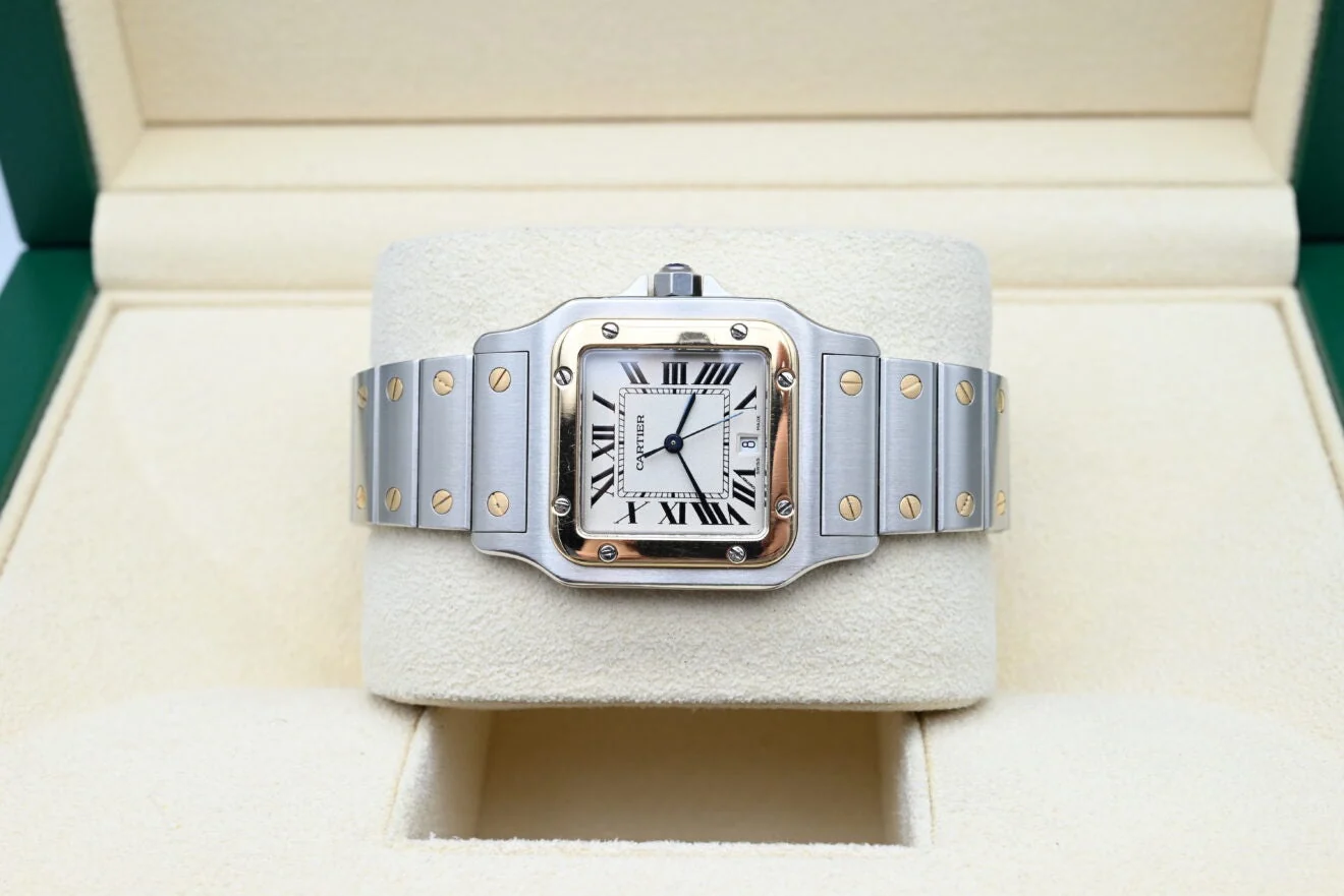 Cartier santos femme two tone – gallery view