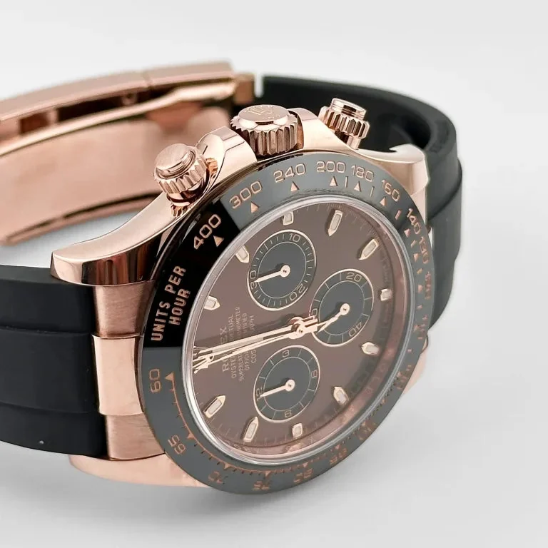 ROLEX DAYTONA Everose Gold Cosmograph Chocolate Index Dial – gallery view