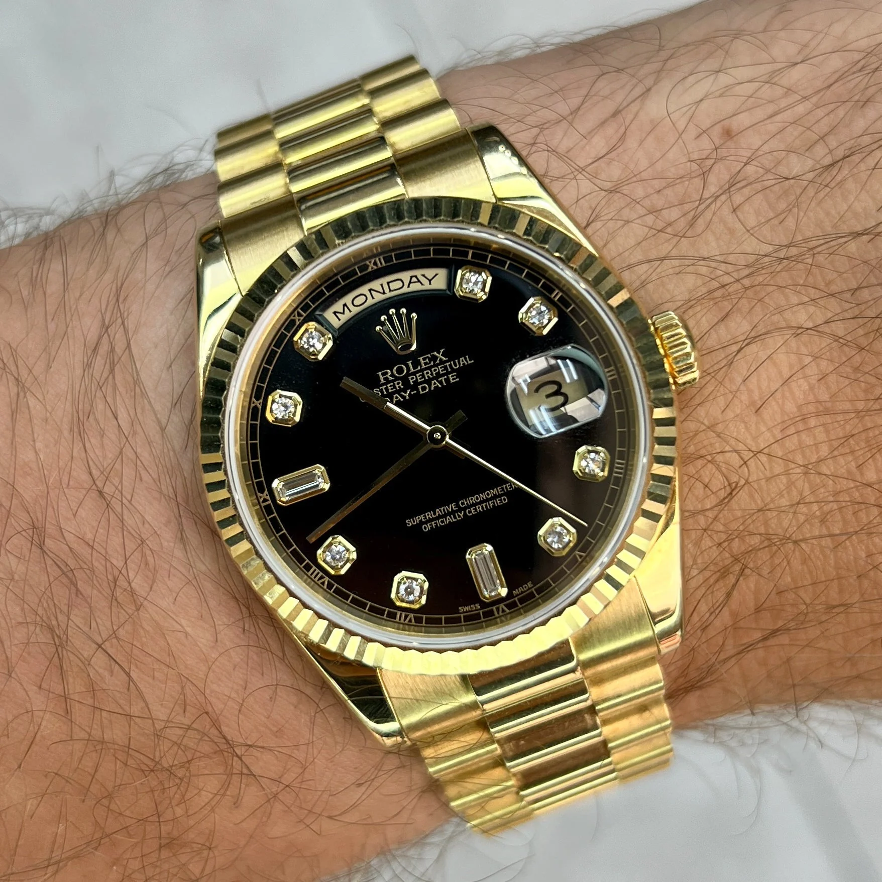 Rolex Day-Date 36 Black Dial – gallery view