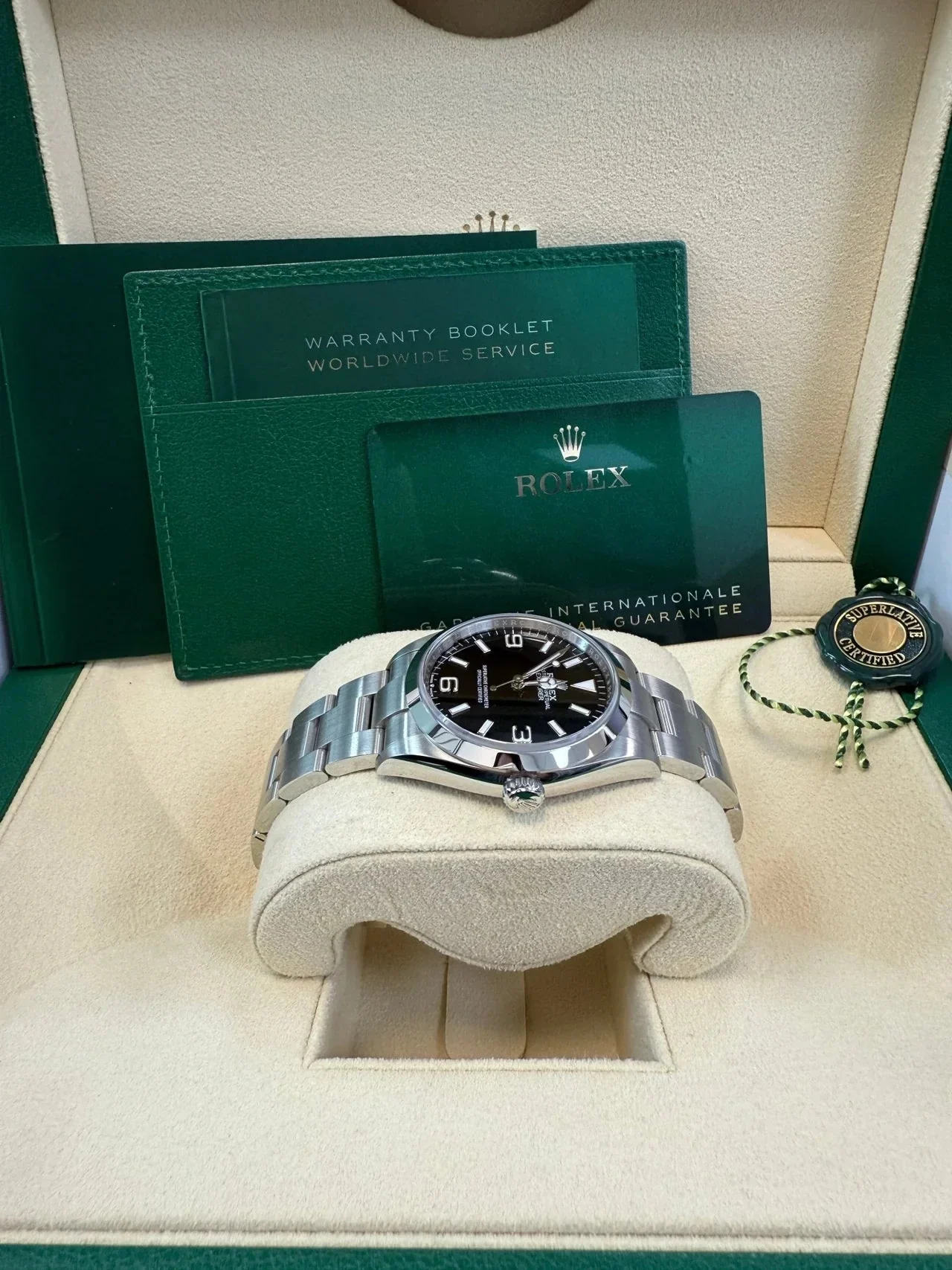 Rolex Explorer Oyster Perpetual Black – gallery view