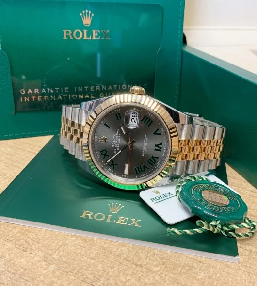 Rolex Datejust 41 Wimbledon Two-Tone – gallery view