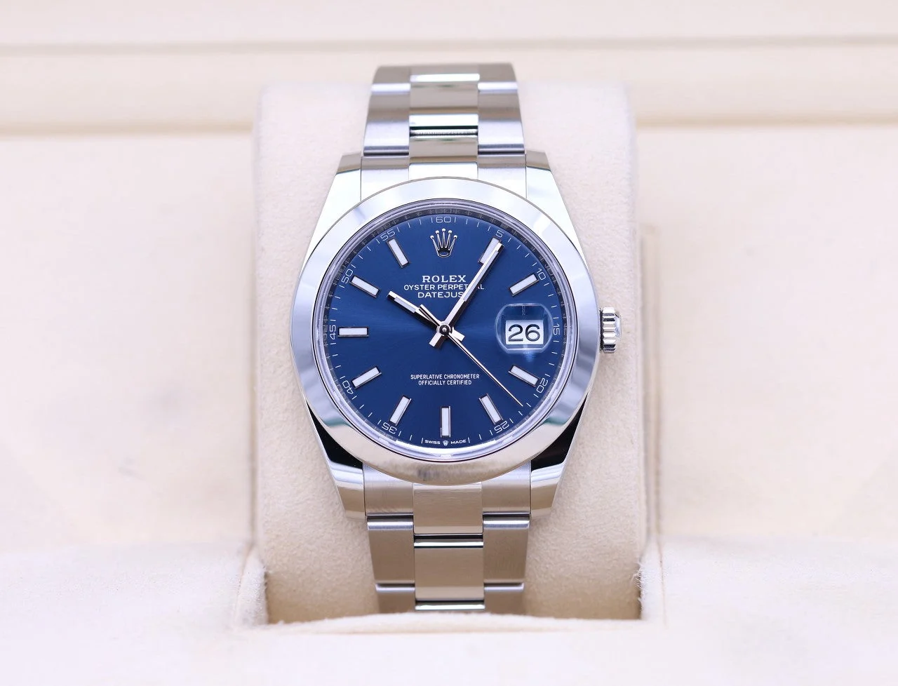 Rolex Datejust 126300 Dial Blue Oyster 41 Mm – gallery view