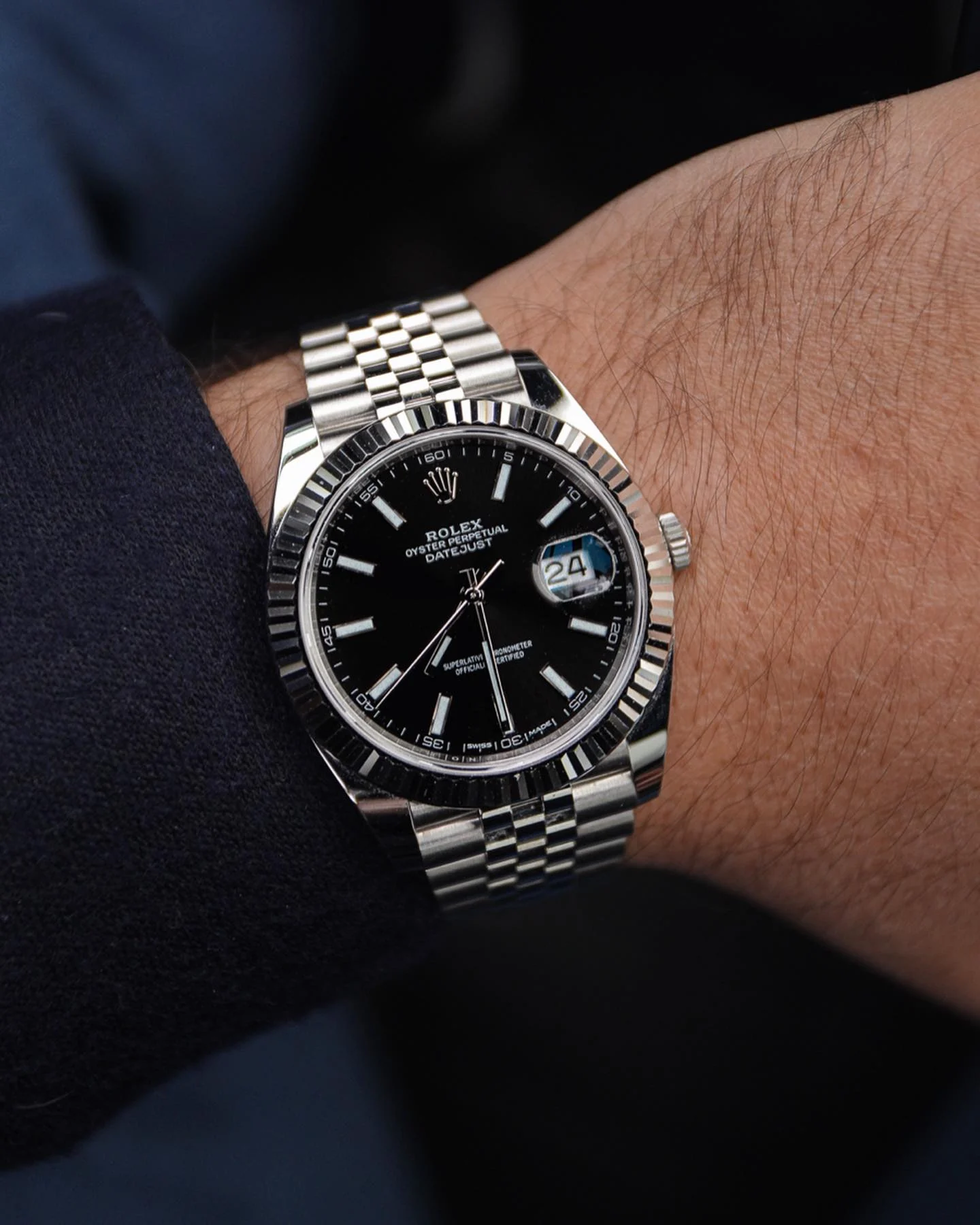 Rolex Datejust 41 Black Jubilee. Men's – gallery view