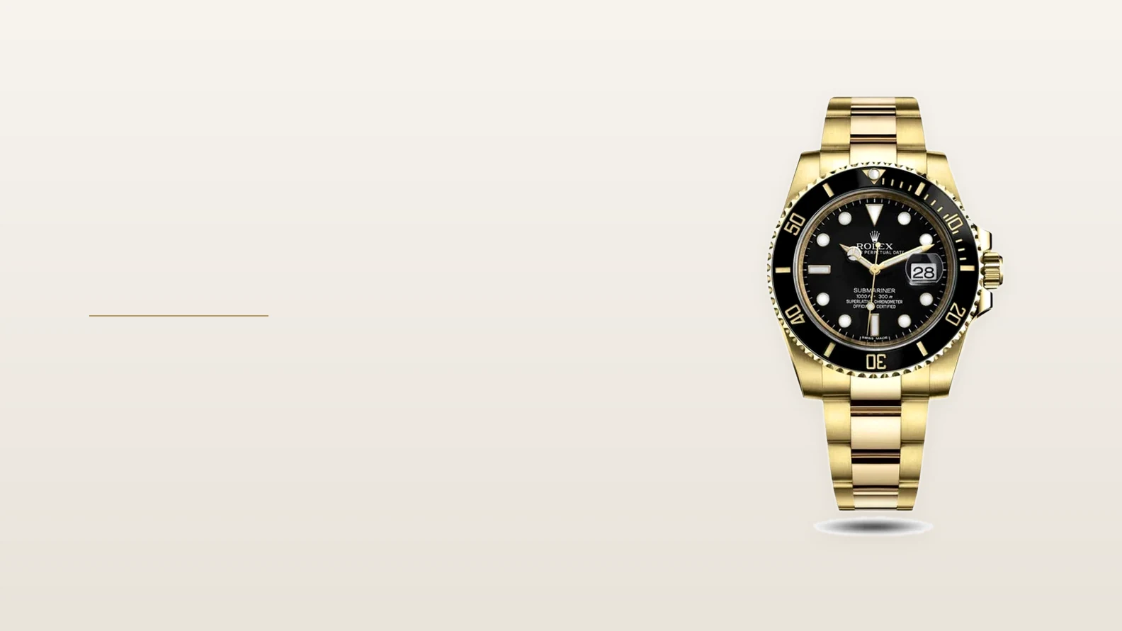 Rolex Submariner featured watch