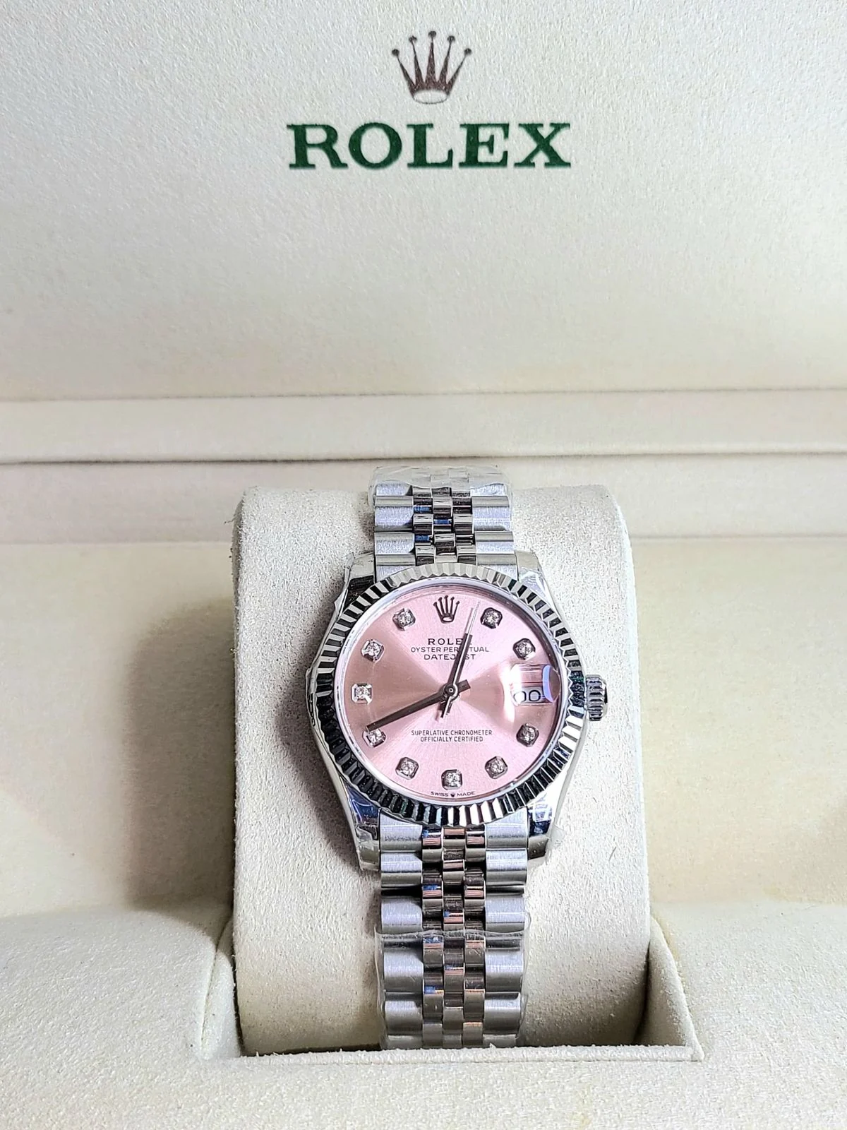 Rolex Datejust Rose / Silver – main view