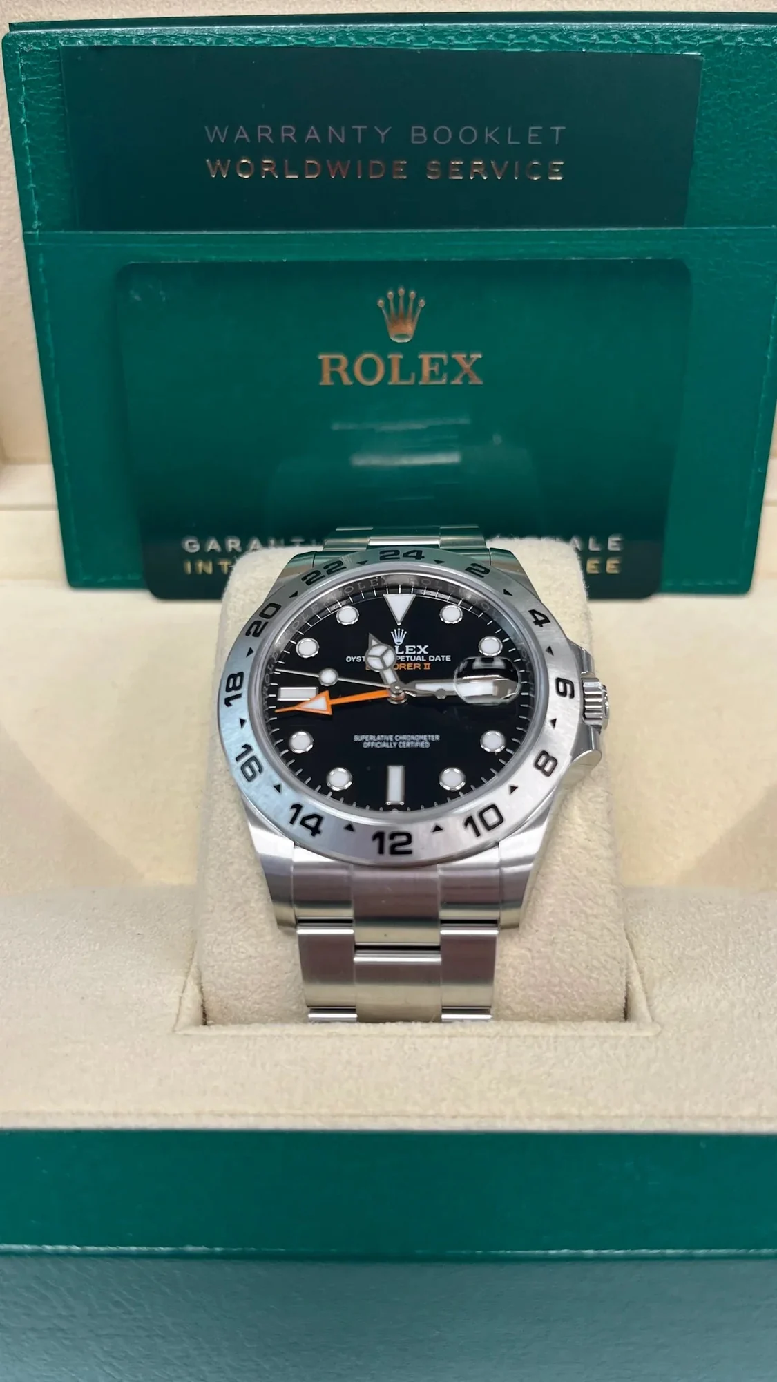 Rolex Oyster Perpetual Explorer II Black Dial 226570 – gallery view