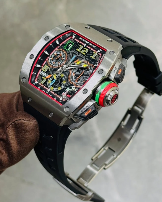 Richard Mille 65-01 Noir Boitier Silver – main view
