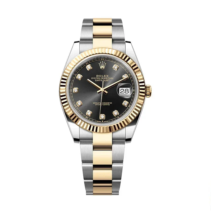 Rolex Datejust Black Diamond Dial Oyster 126333 – main view