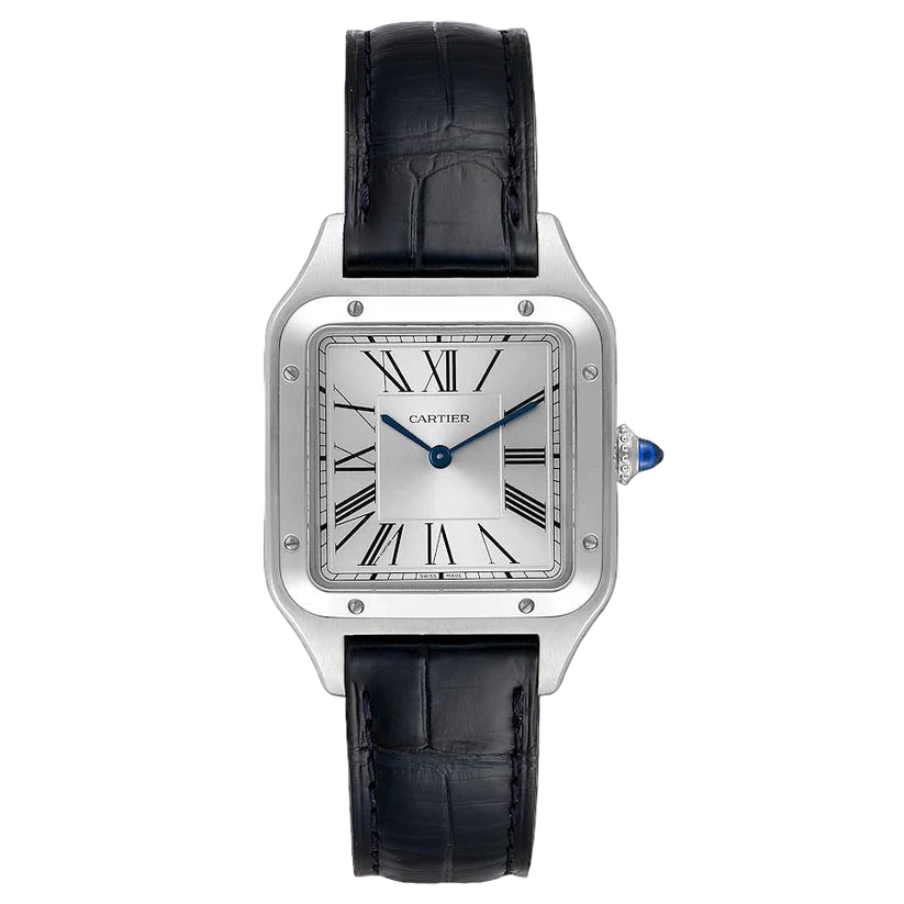Cartier Santos dumont silver Grand Modèle – main view
