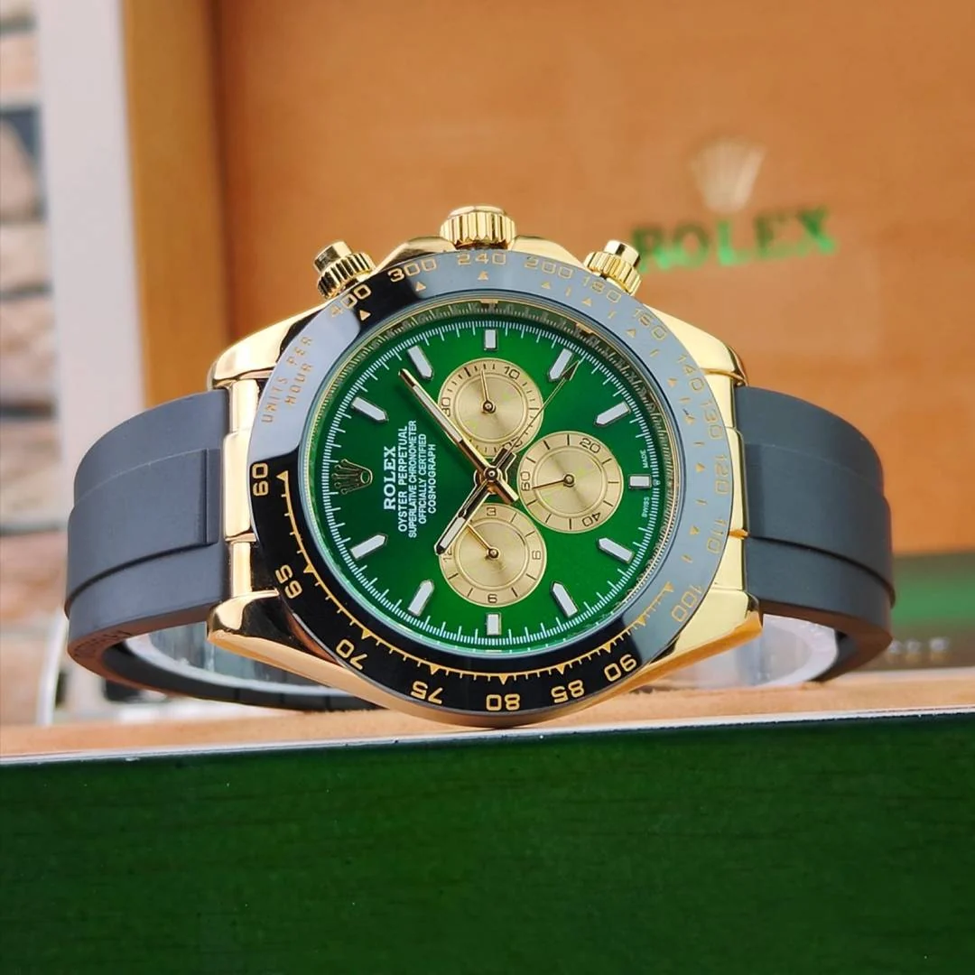 Rolex Cosmograph Daytona Yellow Green Dial – gallery view