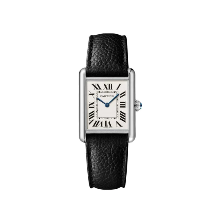 Cartier Tank Cuir Noir petite taille pour femme – main view