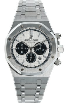 AUDEMARS PIGUET ROYAL OAK CHRONOGRAPH 41MM WHITE DIAL – main view