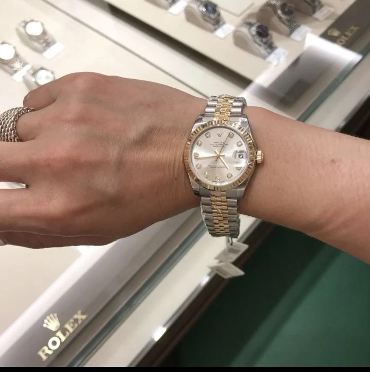 Rolex Datejust 31mm Two-Tone Dial Beige Ladies – gallery view
