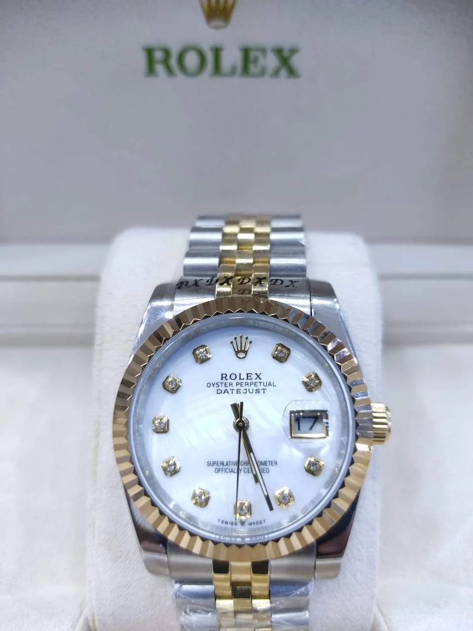 Rolex Datejust 31mm Two-Tone Gold Dial White – gallery view