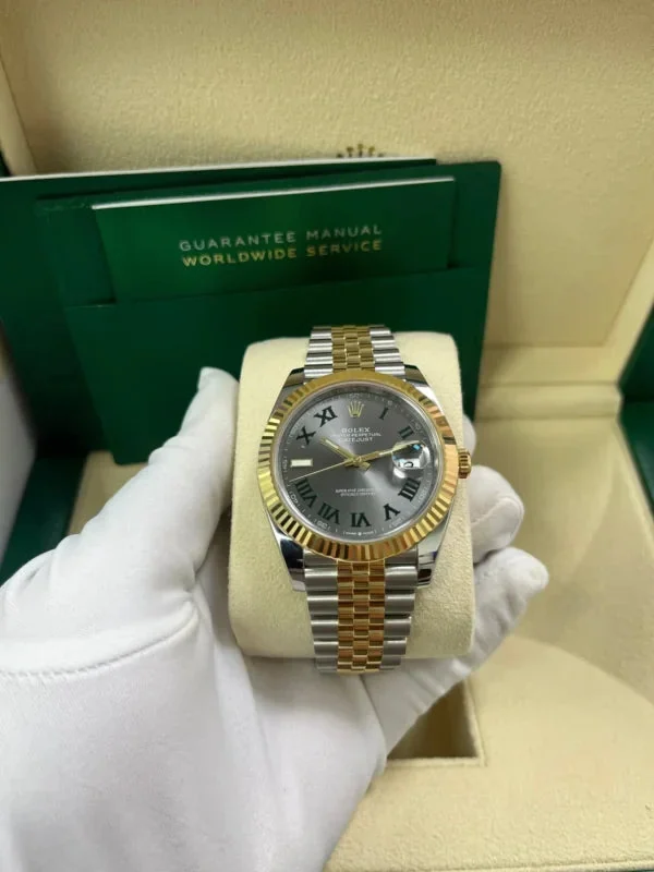 Rolex Datejust Wimbledon Two-Tone Yellow Gold – gallery view