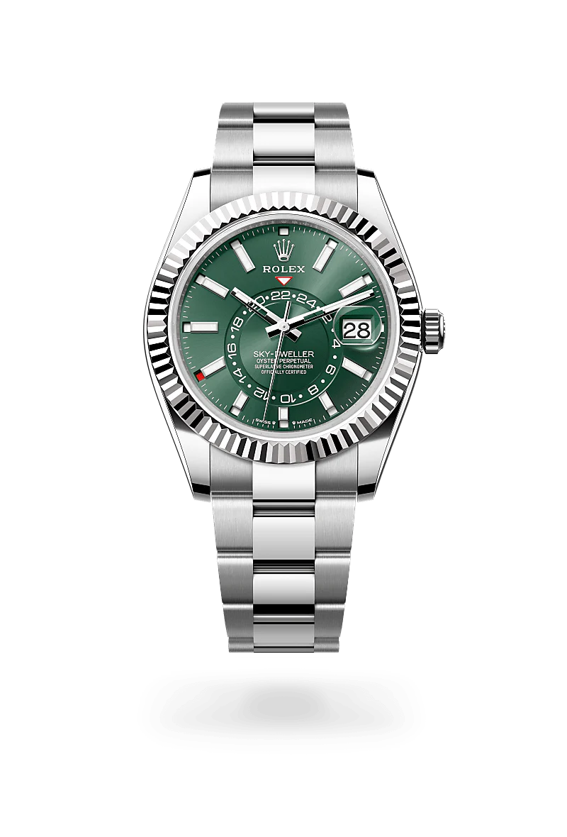 Rolex Sky-Dweller Oyster Perpetual Green – main view