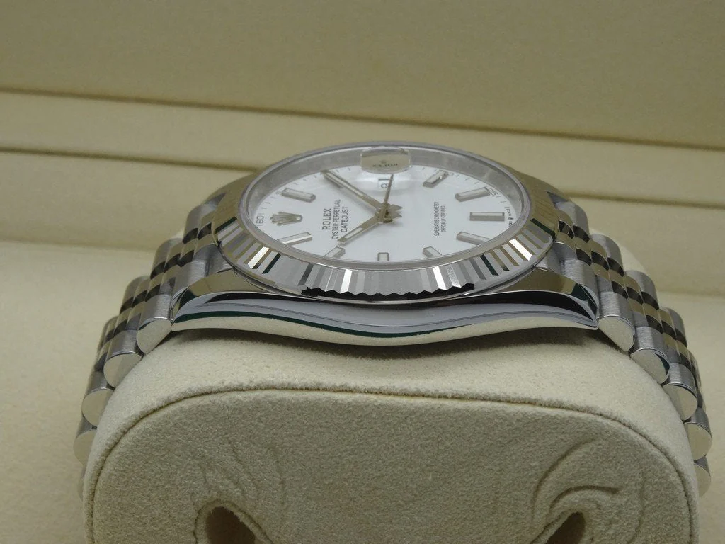 Rolex Datejust 41 White Jubilee Men's – gallery view