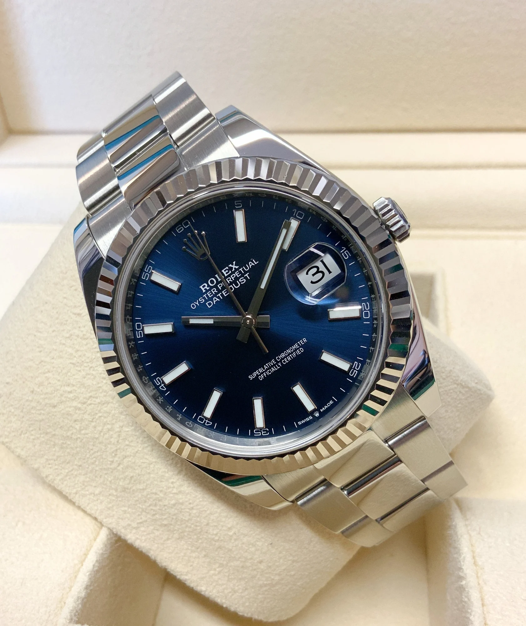 Rolex Datejust 41 Blue Men's – gallery view