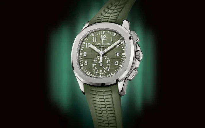 Patek Philippe Aquanaut green chrono – gallery view
