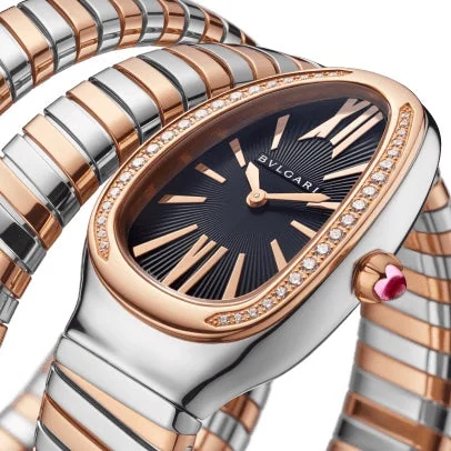 SERPENTI TUBOGAS ROSE/GRIS SERTIE – gallery view
